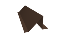 Планка снегозадержания 0,45 Drap-double TX RAL 8017 шоколад (2м)