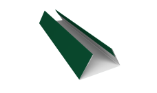 Планка стыковочная составная нижняя Экобрус Grand Line 0,45 PE с пленкой RAL 6005 зеленый мох (3м)