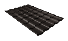 Профиль волновой "Кредо" ("Kredo") 0,45 PE RR 32 темно-коричневый