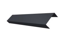 Ламель обратная 50 забора жалюзи Texas 0,45 PE-Double RAL 7024 мокрый асфальт