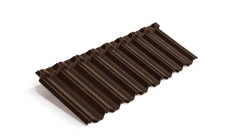 Лист композитной черепицы Metrotile MetroClassic айрон-барк