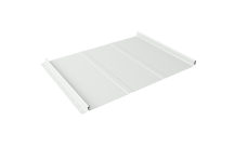 Кликфальц Line Grand Line 0,7 PE с пленкой на замках RAL 9003 сигнальный белый