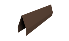 Ламель забора жалюзи Tokyo new 0,5 Atlas X RAL 8017 шоколад