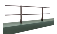 Ограждение кровельное для парапета на плоскую кровлю RAL 8017(2,0х0,9м)