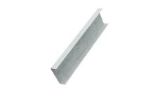 Декоративная накладка на столб универсальная 62х55 для забора жалюзи 0,7 Zn (2,5м)