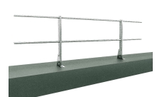 Ограждение кровельное для парапета на плоскую кровлю 2,0х0,6м Zn