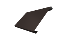 Ламель лицевая 200 забора жалюзи Texas 0,45 Drap TX RR 32 темно-коричневый