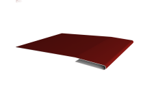 Планка начальная Grand Line 0,5 Satin с пленкой RAL 3011 коричнево-красный (2м)