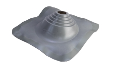 Проходной элемент MF CN угловой №110 (75-200мм) +240 силиконовый (металлический окрашенный фланец) серебро