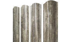 Штакетник Круглый фигурный Grand Line 0,45 Print Elite Nordic Wood TwinColor