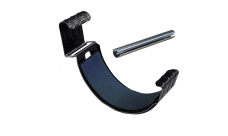 Соединитель желоба GL PU 125 мм RAL 9005 черный