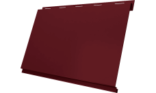 Вертикаль классик Grand Line 0,45 ПЭ двухсторонний с пленкой RAL 3005 красное вино