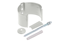 Кронштейн трубы на кирпич Grand Line PU 100 мм RAL 9003 сигнальный белый