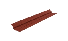 Накладка ендовы для композитной черепицы Luxard бордо (1,25м)