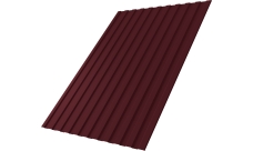 Профнастил С8A v01 Grand Line 0,45 PE-Double RAL 3005 красное вино