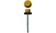 Саморез кровельный Daxmer 4,8х35 RAL 1018 (250) сверло №1
