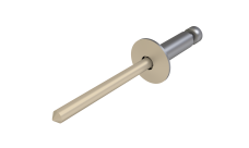 Заклёпка вытяжная Daxmer 4,8х10 (500шт) сталь/сталь RAL 1015