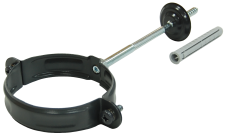 Хомут трубы GL PU 100 мм RAL 7024 мокрый асфальт