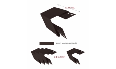 Комплект Угол наружный Grand Line Standart 1,5м коричневый (4шт)