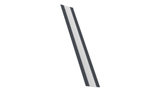 Крепежная планка жалюзи Milan, Milan Slim, Tokyo 0,5 PE RAL 7024 мокрый асфальт (2,5м)