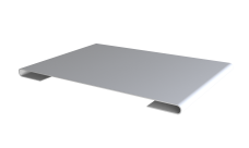 Планка стыковочная Grand Line 0,45 Drap TX RAL 9003 сигнальный белый (2м)