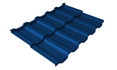 Профиль волновой "Квинта Уно" ("Kvinta Uno") 0,45 PE RAL 5005 сигнальный синий