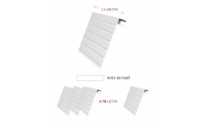 Комплект Фаска J Grand Line Standart 1,5м белый (4шт)