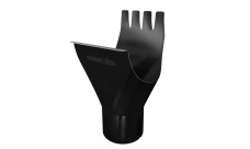 Воронка GL PU 125/90 мм RAL 9005 черный