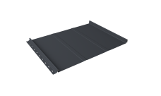 Кликфальц Line Grand Line 0,5 Rooftop Бархат с пленкой на замках RAL 7024 мокрый асфальт