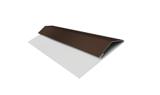 Планка стартово-финишная Экобрус, Экобрус новый Grand Line 0,45 Drap RAL 8017 шоколад (3м)