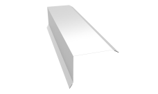 Планка торцевая 80х100 0,45 Drap TX RAL 9003 сигнальный белый (2м)