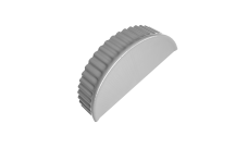 Заглушка торцевая Grand Line 0,5 Satin RAL 9003 сигнальный белый