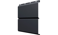 ЭкоБрус 0,345 Grand Line 0,45 Drap-double TX с пленкой RAL 7024 мокрый асфальт