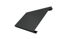 Ламель лицевая 200 забора жалюзи Texas 0,45 PE RAL 7016 антрацитово-серый