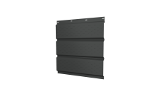 Софит металлический Grand Line полная перфорация 0,5 PurPro Matt 275 с пленкой RAL 7016 антрацитово-серый