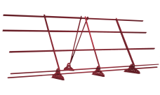 Ограждение кровельное со снегозадержателем Grand Line 1,2х3 RAL 3018