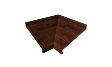 Угол отлива внутренний 200 Grand Line 0,45 Print Elite с пленкой Cherry Wood TwinColor