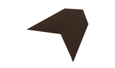 Планка карнизная широкая 100х85 0,45 Drap ST lite RAL 8017 шоколад (2м)