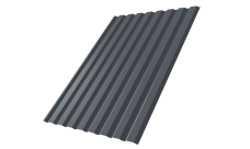 Профнастил С20A Grand Line 0,5 PurPro Matt 275 RAL 7024 мокрый асфальт