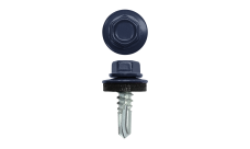 Саморез по металлу 5,5х19 (250шт) сверло №3 RAL 5003