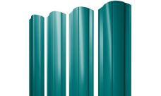 Штакетник Круглый фигурный Grand Line 0,45 PE RAL 5021 водная синь