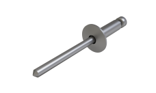 Заклёпка вытяжная Daxmer 4,8х12 (500шт) сталь/сталь