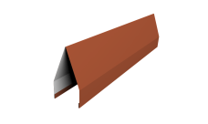 Ламель забора жалюзи Tokyo new 0,5 Satin Matt TX с пленкой RAL 8004 терракота