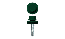 Саморез по металлу 4,8х19 (400шт) сверло №2 RAL 6005