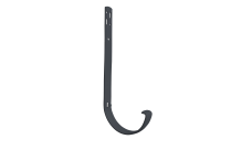 Кронштейн желоба Классика Полоса ПВХ Grand Line 120 металлический графит (RAL 7024)