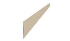 Ламель забора жалюзи Palermo Grand Line 0,5 Satin RAL 1015 светлая слоновая кость