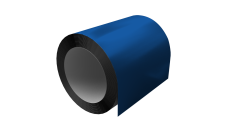 Отмотка 0,5 Satin с пленкой RAL 5005 сигнальный синий