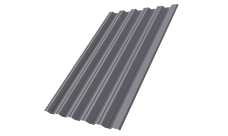 Профнастил НС35R Grand Line 0,5 Satin RAL 7004 сигнальный серый