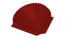 Заглушка конусная 0,45 PE RAL 3011 коричнево-красный