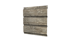 Софит металлический Grand Line центральная перфорация 0,45 Print Elite с пленкой Nordic Wood TwinColor